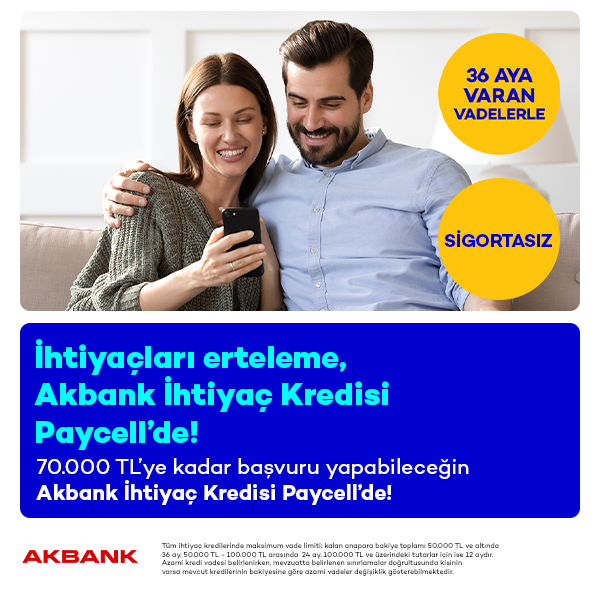 Tlye Kadar Akbank Htiya Kredisi Paycellde Paycell