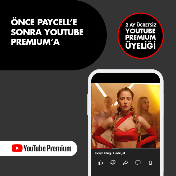 Paycell ile YouTube Premium Üyeliği Kazan!