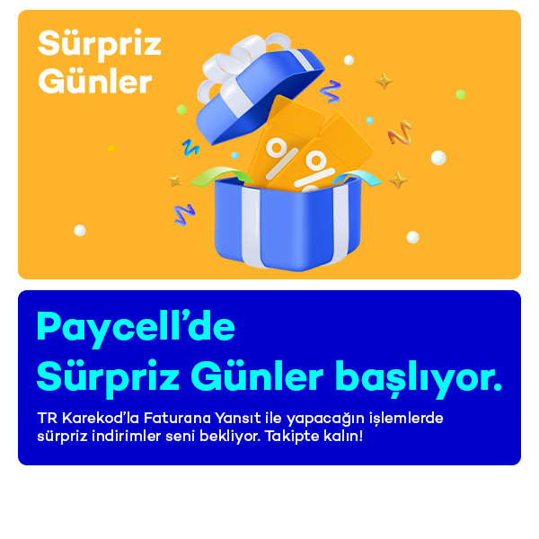 Paycell’de Sürpriz Günler! Bugün Yapacağın 100 TL ve Üzeri Harcamaların %20’si 100 TL’ye kadar İade!