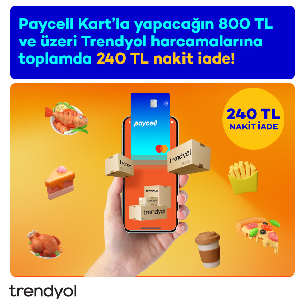 Trendyol’da Toplamda 240 TL Nakit İade!